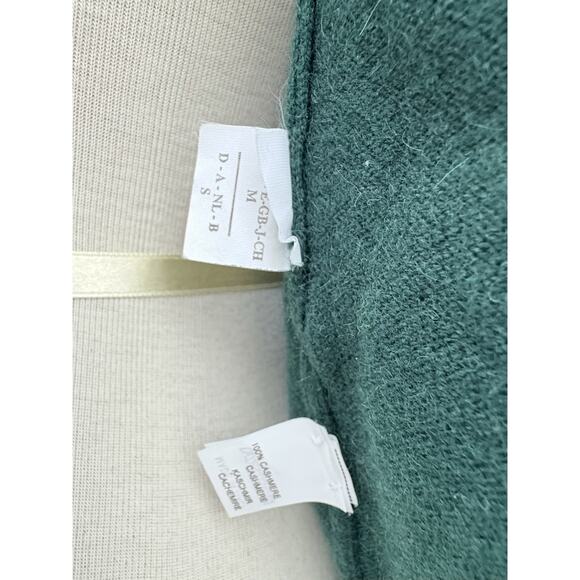 Brunello Cucinelli Women Cashmere Cardigan Sweater Deep Green Snap Front Size M - Picture 8 of 13